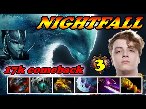 Nightfall Morphling top CIS 17k comeback vs PA killing machine | 7.34b Immortal Best Ranked Gameplay