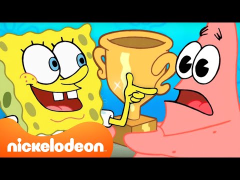Bob Esponja | 45 Minutos de Momentos Galardonados de Bob Esponja 🏆 | Nickelodeon en Español