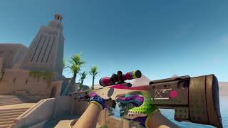 AWP CMYK FN + Gloves Ultra Violent FN