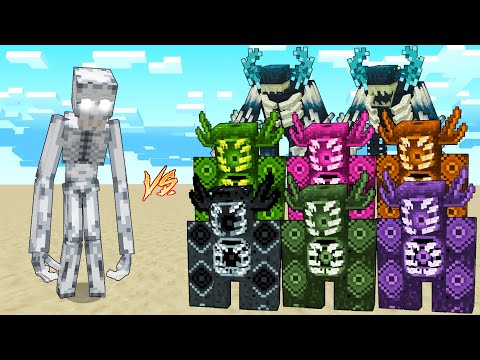 SCP 096 Vs All Zorden, Dinosaur Warden, T-Rex Warden / Minecraft Mob Battle