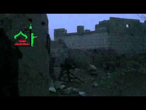 استهداف كتيبة أحفاد الغوطة بقذائف الهاون مواقع قوات النظام في بلدة حران العواميد في ريف دمشق