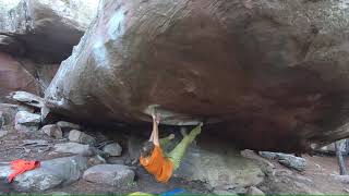 Video thumbnail de Zatoichi, 7c+. Albarracín