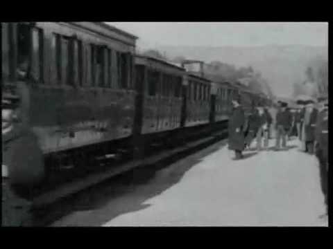 A chegada de um trem à estação de La Ciotat