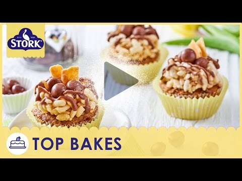 Stork Sticky Toffee Easter Cupcakes Recipe Demonstration
