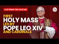 Holy Mass With The Cardinals Presided Over By Pope Leo XIV LIVE From The Vatican