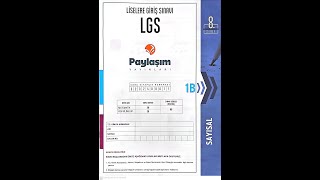 PAYLAŞIM YAYINLARI LGS DENEME SINAVI SORU ÇÖZÜMLERİ