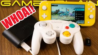 WHOA! GameCube Adapter Works on Nintendo Switch Lite! - We Show it Off!