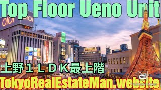 Top Floor Living in Ueno Tokyo | Modern Apartment Tour