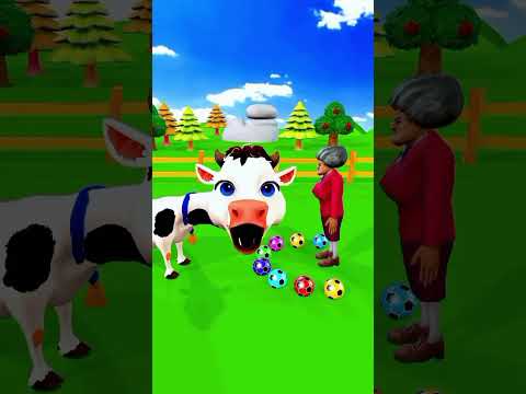 Tani scary teacher and cow so funny 😂5 #animationcartoon #funnyanimals #scaryteacher3d #shorts 72