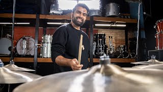 Video thumbnail for Zildjian K Paper Thin Crashes | Cymbal Size Comparison and Demo with Kaz Rodriguez by Guitar Center