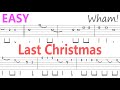 Wham! - Last Christmas / Guitar Solo Tab+BackingTrack