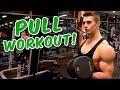 INTENSE PULL WORKOUT | BODYBUILDING | BACK / BICEPS / TRAPS