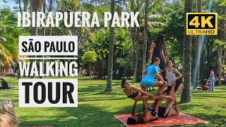 Download lagu São Paulo Brazil - Ibirapuera Park Walking Tour | 4K Walk mp3
