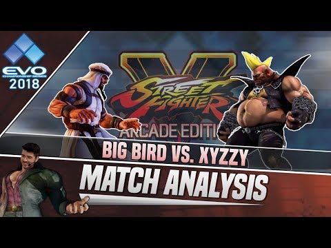 SFV AE Match Analysis: EVO 2018 - Big Bird vs. XYZZY