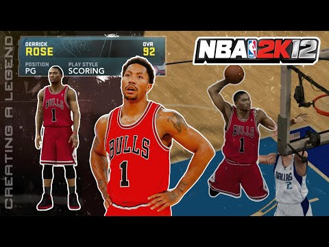 NBA 2K12: PLAYING AS DERRICK ROSE