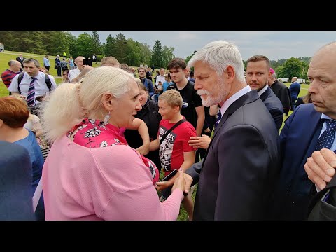 Pietní akt v Lidicích navštívil i prezident Petr Pavel