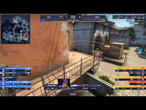 s1mple stunning quad kill with the AWP - ICE Challenge