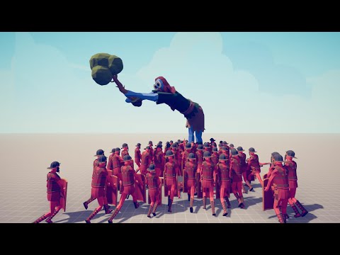 Tree Giant VS 60x Shield Bearer - Totally Accurate Battle Simulator TABS