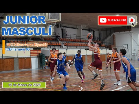 Unió Esportiva Cellera Amer HIPRA 65  -  66 CB Farners