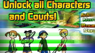Unlock GBC Characters and ALL Courts in Mario Tennis 64 VC on Wii