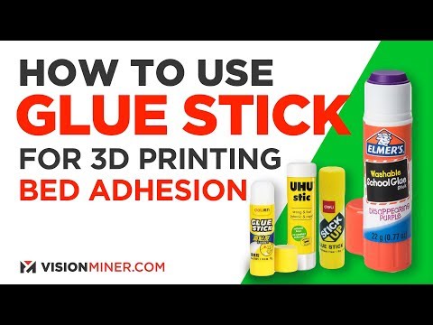 How To Use Glue Stick for 3D Printer Bed Adhesion