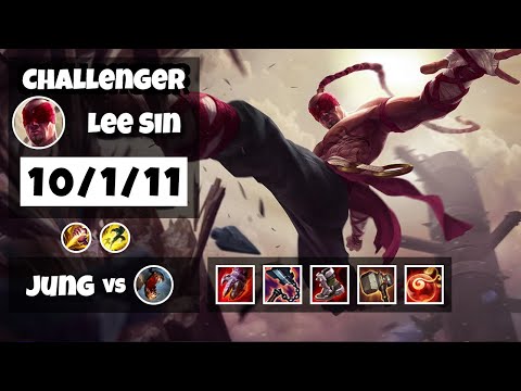 Lee Sin vs Fiddlesticks EU Challenger JUNGLE (10/1/11) - v11.18