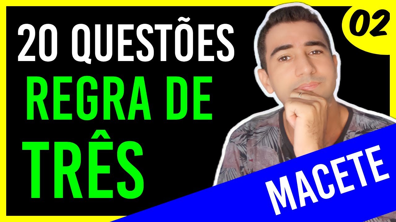 Aprenda REGRA DE TRÊS de maneira FÁCIL e DEFINITIVA