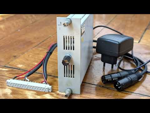 With audio demo: 1960s Siemens V274 mic preamp: 16 .. 48dB gain - recapped, full plug & play! image 11