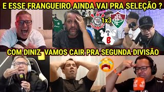 MELHORES REAÇÕES de CORINTIANOS SURTANDO COM ATROPELO TRICOLOR l CORINTHIANS 1X3 FLUMINENSE