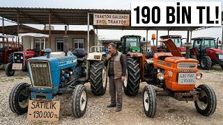 TRAKTÖR ALACAKLAR DİKKAT! 190 BİN TL'DEN BAŞLAYAN FİYATLAR