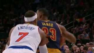 LeBron James - Cleveland Cavaliers - Carmelo Anthony - New York Knicks