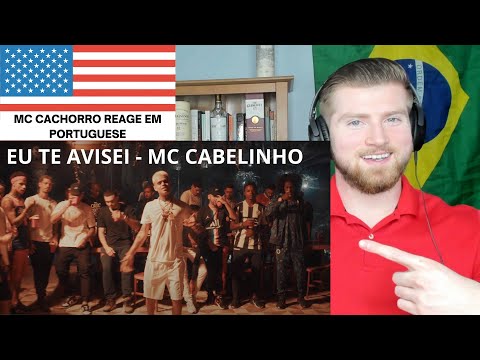 Te Avisei MC Cabelinho Reação - Gringo MC Cachorro React 🇺🇸 | MC Cabelinho Eu Te Avisei