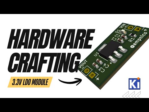 How to design AMS1117 LDO | Module Hardware Designs | Ampnics