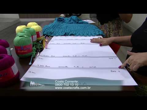 Mulher.com 10/11/2014 - Saia Longa de Trico por Vitória Quintal - Parte 1