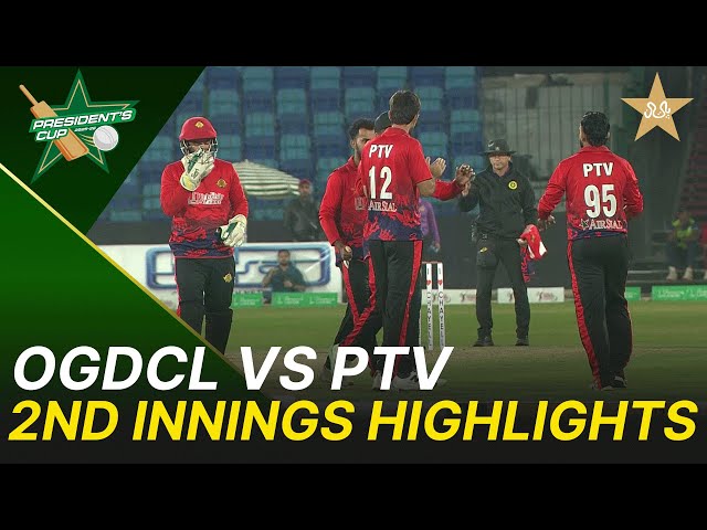 2nd Innings Highlights | OGDCL vs PTV | President’s Cup Grade | SF-1 I 2025-26 | PCB | M2V1S