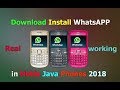 Download and install WhatsApp in Nokia Java Phones