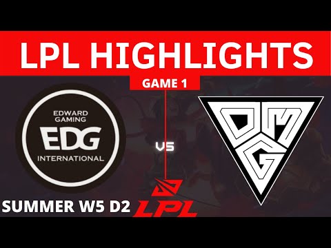 EDG vs. OMG | Game 1 HIGHLIGHTS - W5 D2 | LPL Summer Split 2021 | EDWARD GAMING VS OH MY GOD