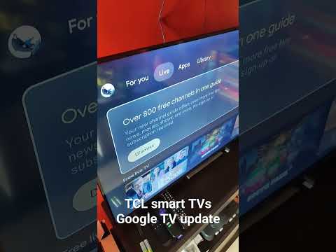 Google TV updated on all TCL smart TVs with Google's live channels! #googletv #tcl #todotvstreaming