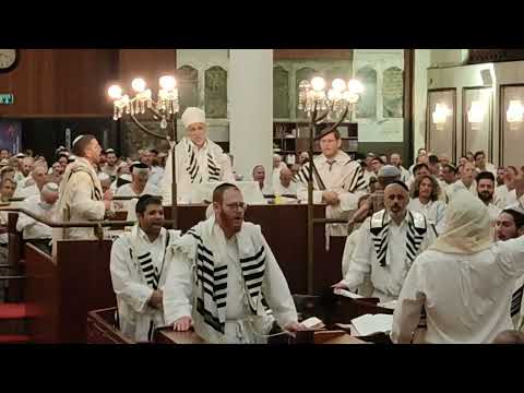 Hatikva ending Neila. Great Synagogue of Tel Aviv 2022.