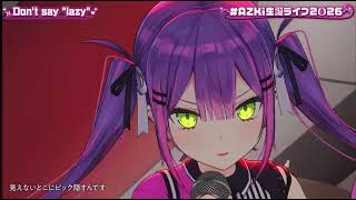 AZKi/Don't say"lazy"「けいおん！』／K-ON！"）【ゲスト：常闇トワ （Tokoyami Towa）】