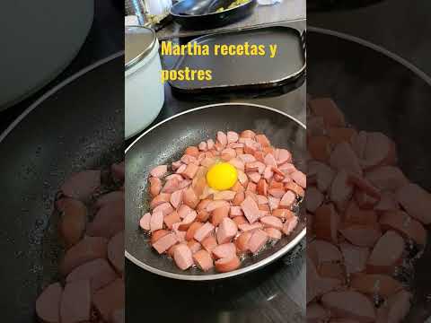 Huevo con salchicha 🍳🍳🥚🥚