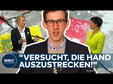 TV-DUELL: AfD und BSW Partner? "Eines ist klar!" Hier sind sich Wagenknecht und Weidel einig!