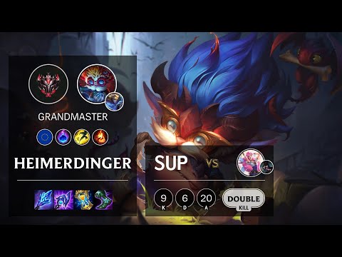 Heimerdinger Support vs Seraphine - EUW Grandmaster Patch 11.8