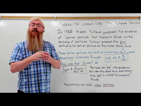 College Physics 2 - Lesson 3.5a - The Yukawa Particle