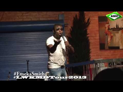 Comedian Emeka Smith at the Jedi LWKMD Atlanta 2013