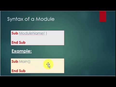 Visual Basic Understanding Sub Procedures