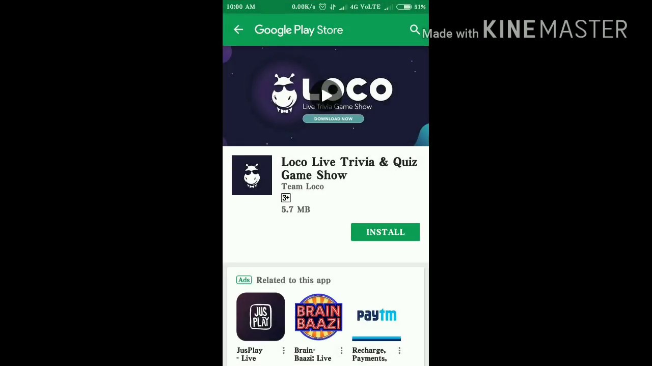 How to download // LOCO live trivia & Quiz game show