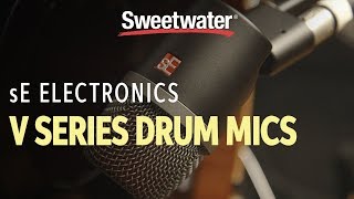 Video thumbnail for sE Electronics V Series Drum Mics Demo by Sweetwater