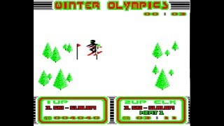 Winter Olympics on the Acorn Electron - Event 3 (Ski Slalom)