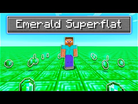 Can You Beat Minecraft Emerald Super Flat?